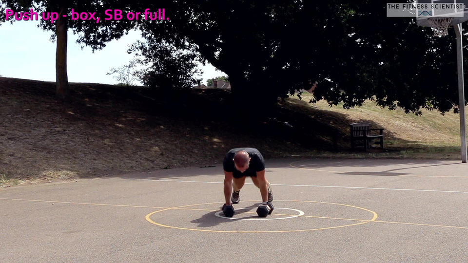 Weighted burpees